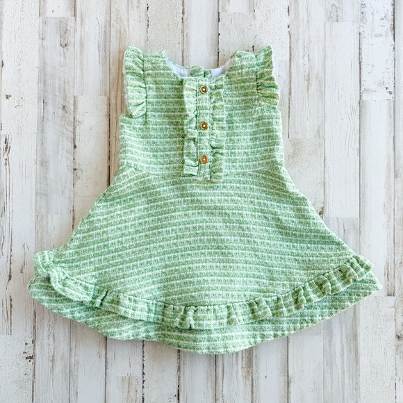 Janie and Jack Other - Janie and Jack Bouclé Dress Jade Green Girls 2T Spring Easter